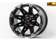 Комплект дисков R16 10,0J ET-45 6*139,7 TUFF A.T. T-01 Черный с полированным ободом (R605)