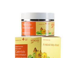 Крем для лица календула против раздражения кожи Вивасан