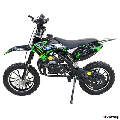 Мотоцикл миникросс MOTAX 50 (ES) Черно-зеленый