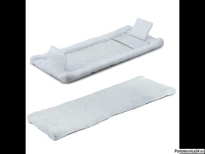 МОП микрофибра эконом 40 см. белый (уши-карман)