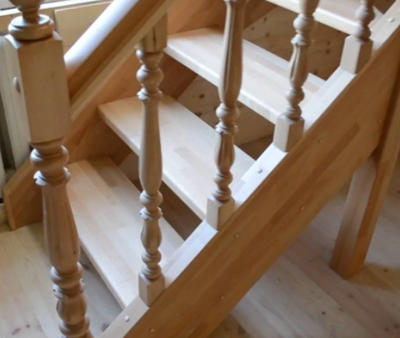 Ступень лестничная сосна 40мм*30см*90 см