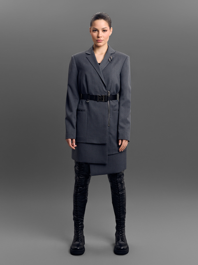 Платье-пиджак MOD-T Серый