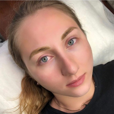 Работа с ПЕСОЧНЫЙ Пигмент для татуажа бровей Face, 6мл