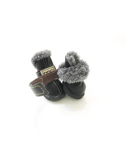 Ботинки для собаки DOG черные