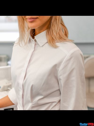 БЛУЗА DOCLIKE DL492 белая