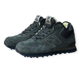 New Balance 574 Grey Moss С Мехом