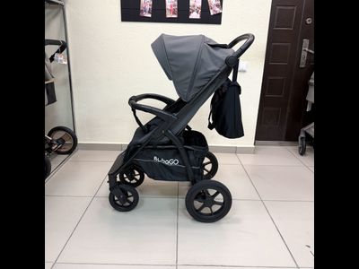 Детская коляска BUBAGO CROSS City Lux Серый