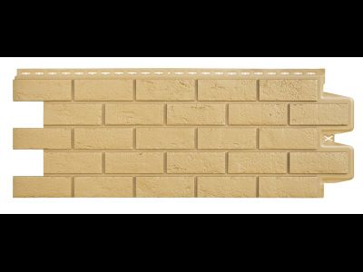 Фасадная панель "Состаренный кирпич", цвет песочный, серия стандарт | Grand Line