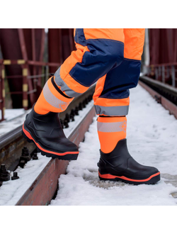 Сапоги «NEO BOOTS» midi оранжевый КП неопрен/полиуретан/нитрил КЩС р.42
