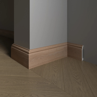 Напольный плинтус Decor-Dizayn 701-90SH, влагостойкий, ударопрочный, 2,4 метра