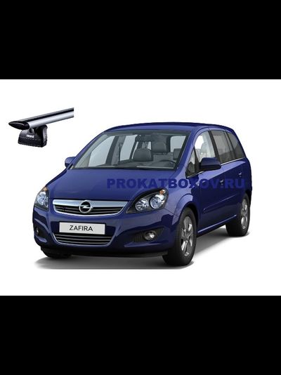Дуги THULE для OPEL  Zafira B в штатные места