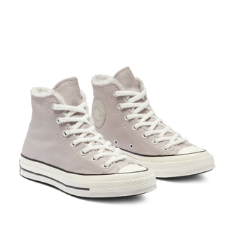 Зимние кеды Converse Chuck 70 Cozy Club розовые