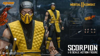 Mortal kombat 11 hot sale scorpion action figure