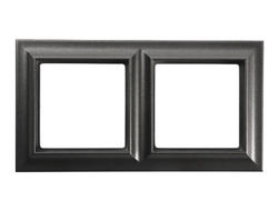Рамка 2 поста, антрацит - ECO Profi Standart - Jung EPS482AN