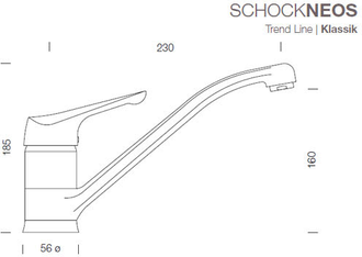 СМЕСИТЕЛЬ SCHOCK NEOS CRISTALITE (710275), ЭВЕРЕСТ