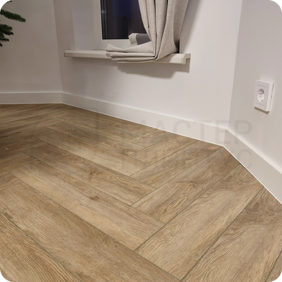 Плинтус ХДФ Dollken Cubu Flex Life 80мм Х 2,5 м 1013/5012 Белый