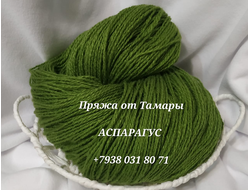 Акрил двухслойный. Цвет: Аспарагус. Вес 1 кг