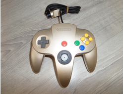 Контроллер для Nintendo N64  (Оригинал) (Золотой)