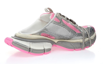 Balenciaga 3XL Mule Grey Pink