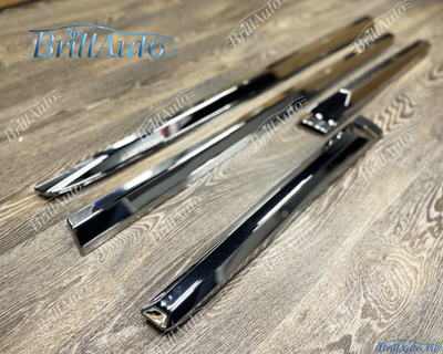 Молдинги Toyota Prado 150 стиль 2023 хром