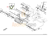 Цепь роликовая 1 1/4&quot; х 72 Ro  9218691 / 009218691