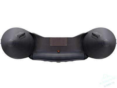 Лодка ПВХ Мастер Лодок Таймень RX4100НДНД Графит / Чёрный бронированная