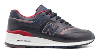 New Balance 997 Синие с белым кожа (41-45) Арт. 004M