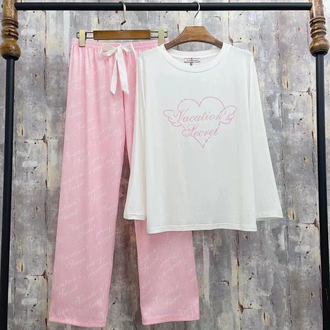 Пижама Виктория Сикрет с длинным рукавом. Домашняя одежда Виктория Сикрет