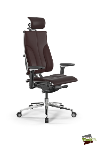 Кресло YOGA 4DF B2-10D - Infinity /Kc06/Nc06/D15P/H13mL-3D(M26.B35.G25.W04) (Темно-коричневый)