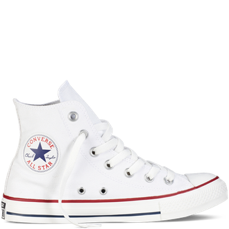 Кеды Converse белые высокие фото