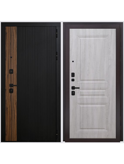 Дверь входная Модель ТРЕНД К2 Граф белый