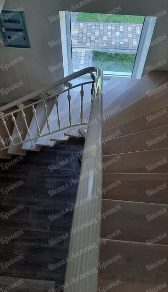 Кованые перила для лестницы - Арт 05