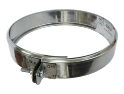 Обжимной хомут -200 -раструб -нерж 0,5 мм