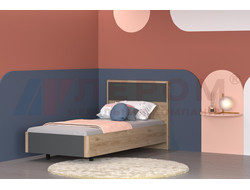 Детская ГРЕЙС - КР-5005 Кровать Гикори Джексон Светлый/Антрацит Матовый