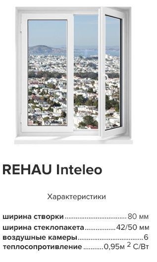 REHAU INTELIO 80: оконный профиль с исключительным уровнем шумо- и теплоизоляции