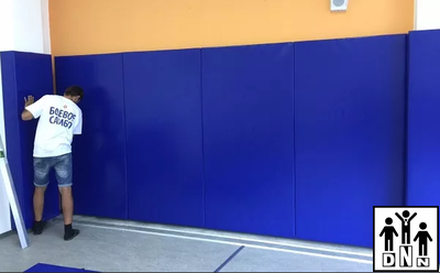 Мат протектор на ОСБ 12 мм+ ППЭ 5см на планках DNN