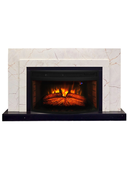 каминокомплект Real Flame Норман (Оникс/Уни Неро) с очагом Firespace 33W S IR LED