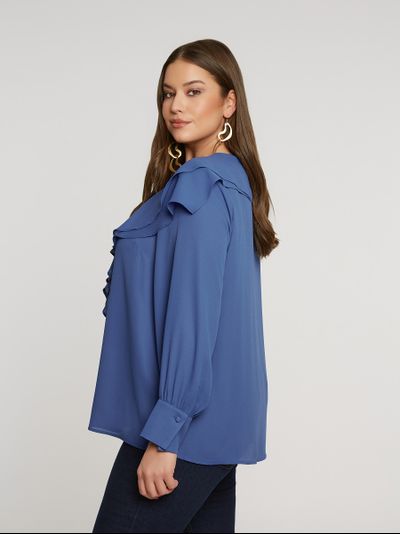 Женская блуза индиго