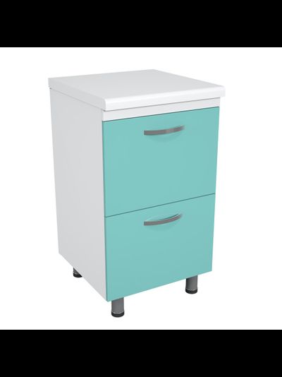 Тумба металлическая с ящиками на опорах ТМЯ-2.0