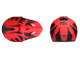 Шлем Fox, реплика, |S|M|L|XL|2XL|, full face, черно-красный