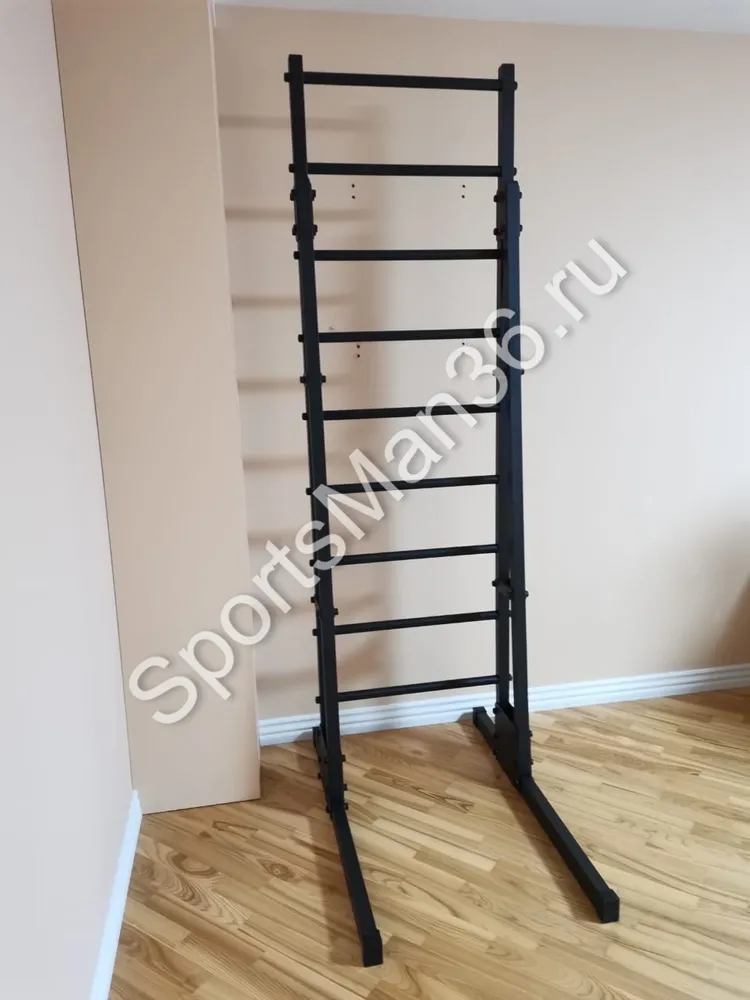 НАПОЛЬНАЯ ШВЕДСКАЯ СТЕНКА РЕКОРД R, цвет чёрный