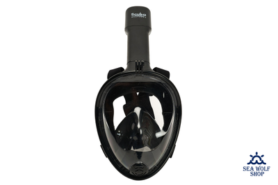 Маска полнолицевая Scuba Brothers Venom Black с креплен. д/камеры