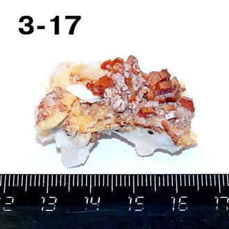 Ванадинит натуральный (щетка) №3-17: 40*27*18мм