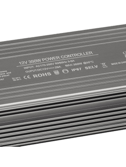 Блок питания 350W 12V IP67 Compact (12V/29A/350W) (SEASTAR/IP67 металл/2 года)
