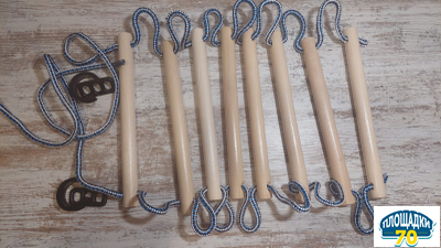 Веревочная лестница для улицы