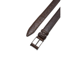 Ремень мужской 38 мм PY-kk-0005 из змеиной кожи 3