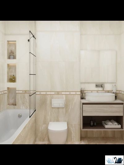 Плитка настенная Eurotile Istambul Beige 30 х 60 см под мрамор