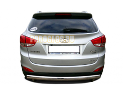 Защита заднего бампера d60 для Hyundai IX 35 2010-2015