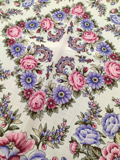 Павловопосадский платок На солнечной поляночке 2004-2