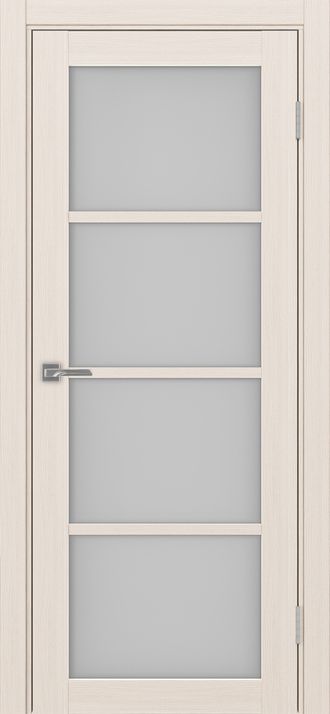 Межкомнатная дверь "Турин-540" ясень перламутровый (стекло сатинато)